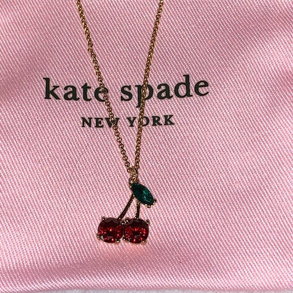 kate spade Jewelry - Kate Spade Ma Cherrie Necklace NWT